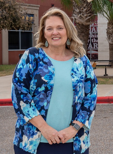 Michelle Milligan, a retired teacher from Michael E. Fossum Middle School in McAllen. (UTRGV Photo by Paul Chouy)