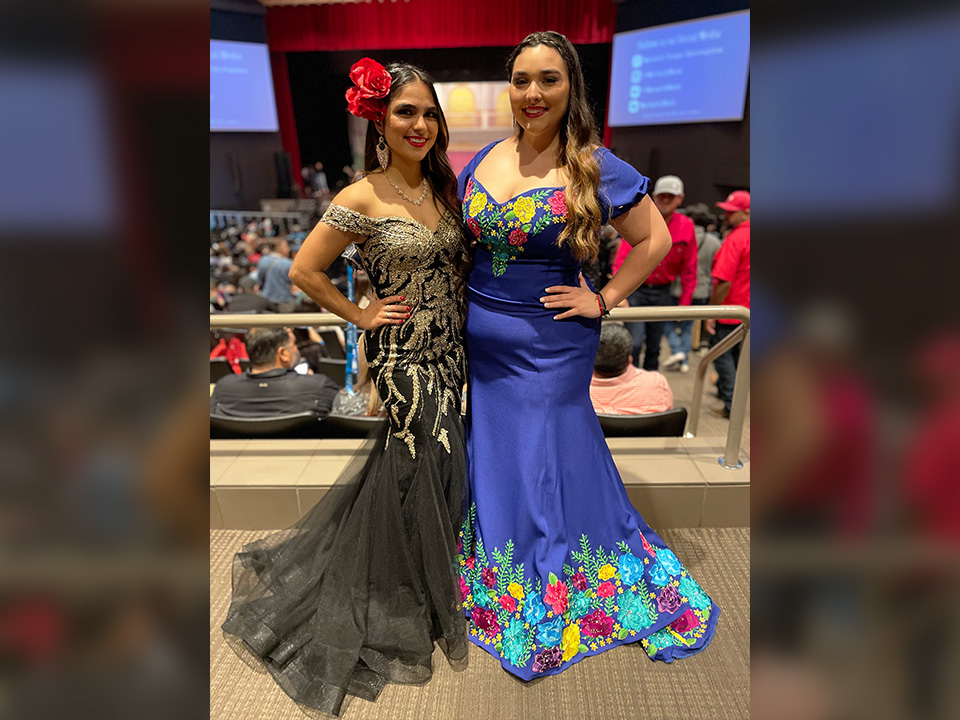 Jenika Montes (left) and Natalie Carmona (right)