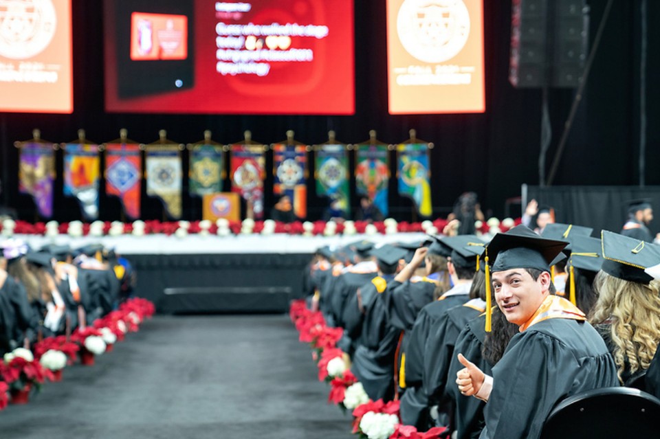 More than 3,000 graduates took part in three commencement ceremonies held throughout Saturday in Edinburg. (UTRGV Photo by Paul Chouy)