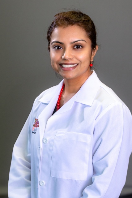 Dr. Nausheen Jamal, chair of the UTRGV School of Medicine Department of Otolaryngology-Head and Neck Surgery