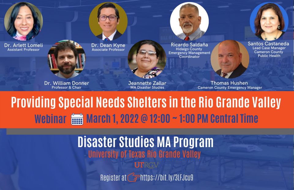 Special Needs Shelters webinar