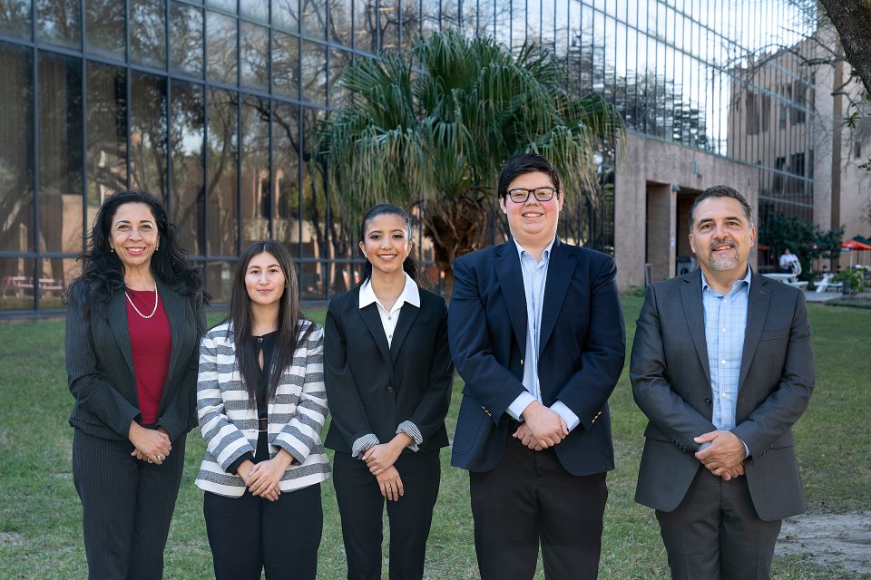 Three UTRGV Robert C. Vackar College of Business & Entrepreneurship students were selected for the Kemper Scholars Program; two faculty members were selected to assist the students. 