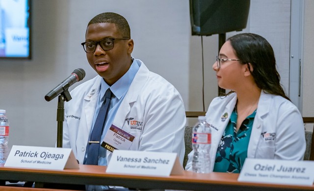 Dr. Patrick Ojeaga and colleague