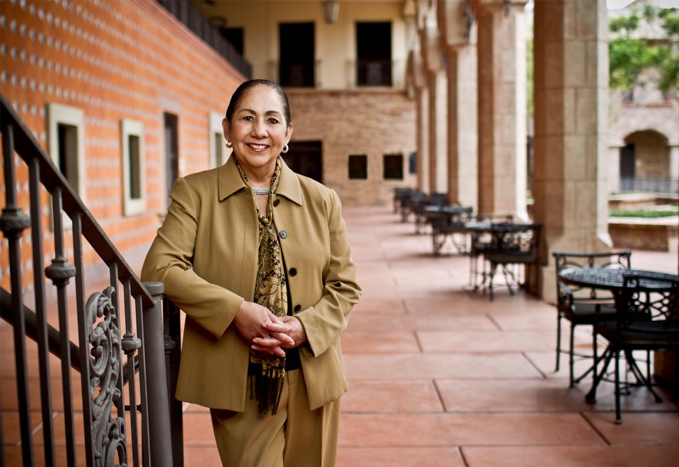 Dr. Juliet V. Garcia, former longtime president of The University of Texas at Brownsville