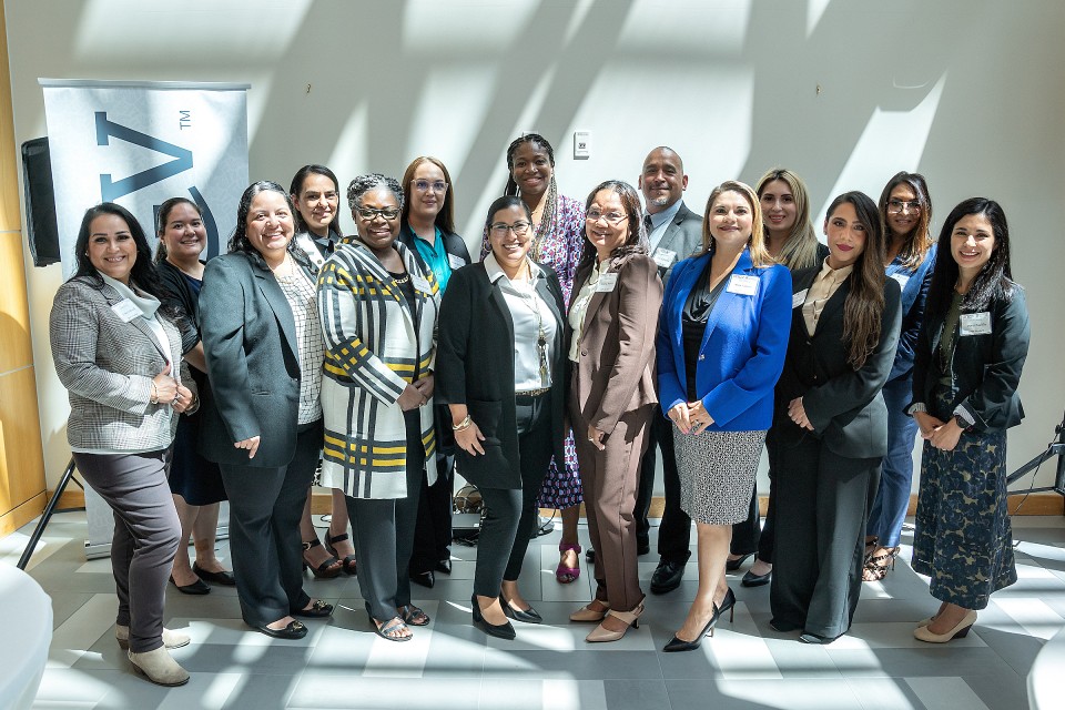  The first cohort of UTRGV's new Doctor of Nursing Practice (DNP) professional degree was welcomed during a special ceremony on Aug. 24 at the Edinburg Campus. The program makes advanced nursing degrees accessible to professionals who currently hold a nursing degree – a Master of Science in Nursing, a registered nurse (RN) license, or advanced practice registered nurse (APRN) certification.