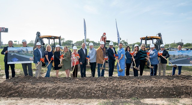 UTRGV and Edinburg CISD broke ground Tuesday morning for the new collegiate high school located at 1407 E. Freddy Gonzalez Drive, just off the Expressway 281 frontage.