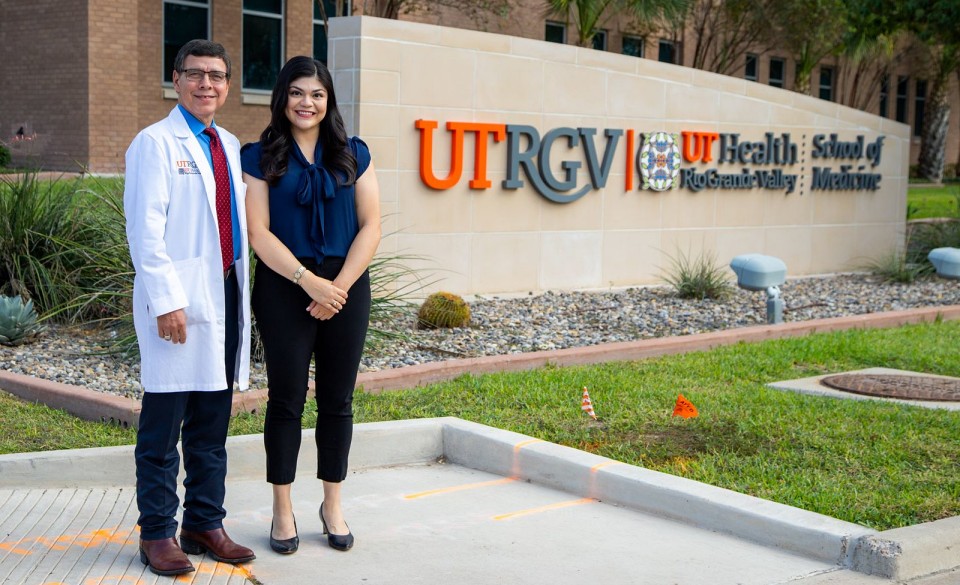 Dr. Leonel Vela and Lauren Ashley Herrera