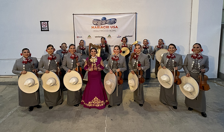  Jenika Montes accompanied by Mariachi Lindas Mexicanas