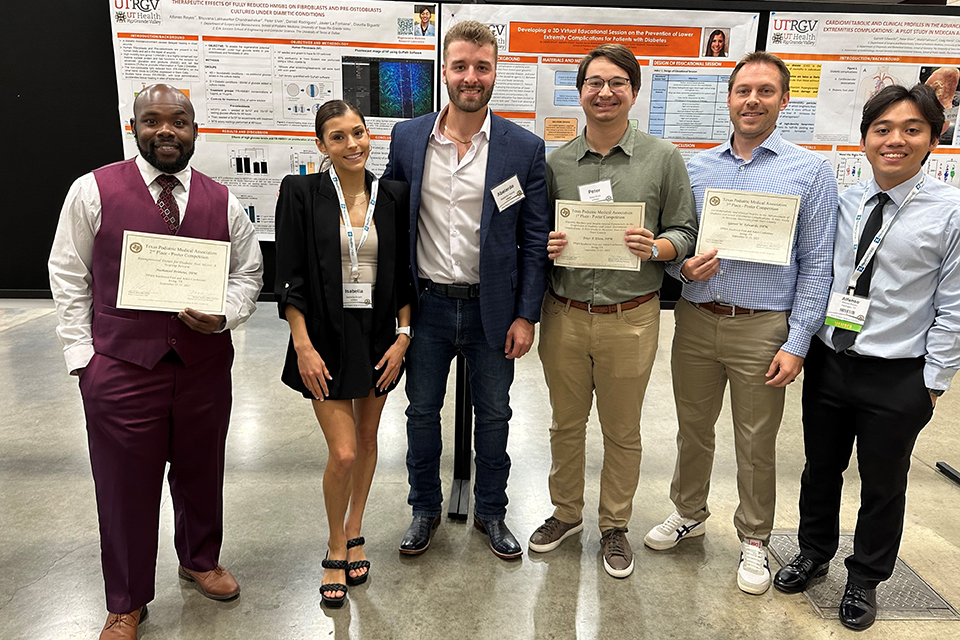 Students recently shared their research progress to date with each other and faculty at the School of Podiatric Medicine’s first “Research Day." 
