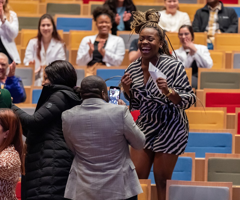 Match Day 2023 brought together UTRGV’s fourth-year medical students with classmates and close family members at UTRGV's UTRGV Performing Arts Complex (PAC) in Edinburg to celebrate the annual Match Day. (UTRGV Photo by David Pike)