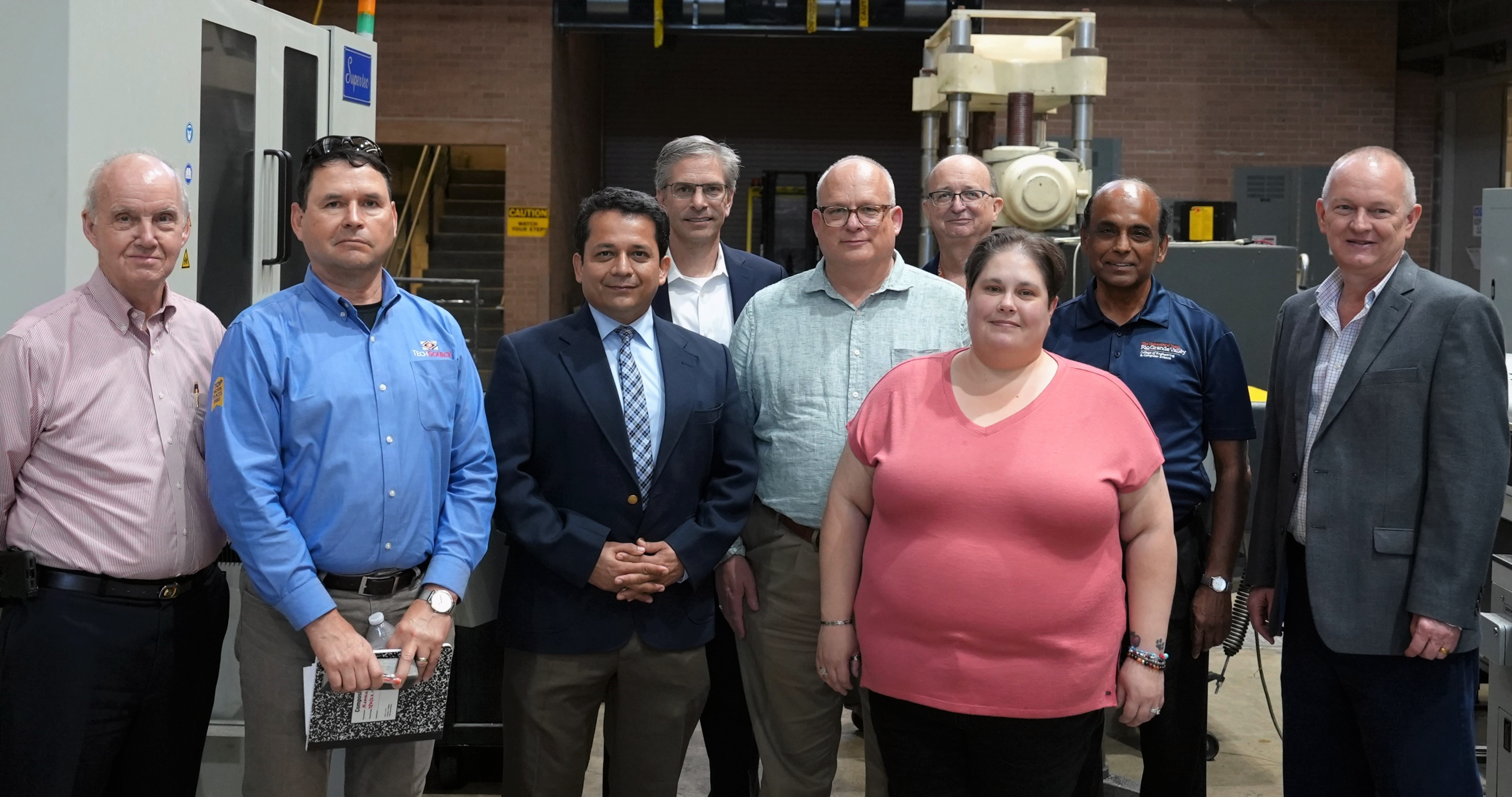 utrgv faculty and representatives from los alamos national lab