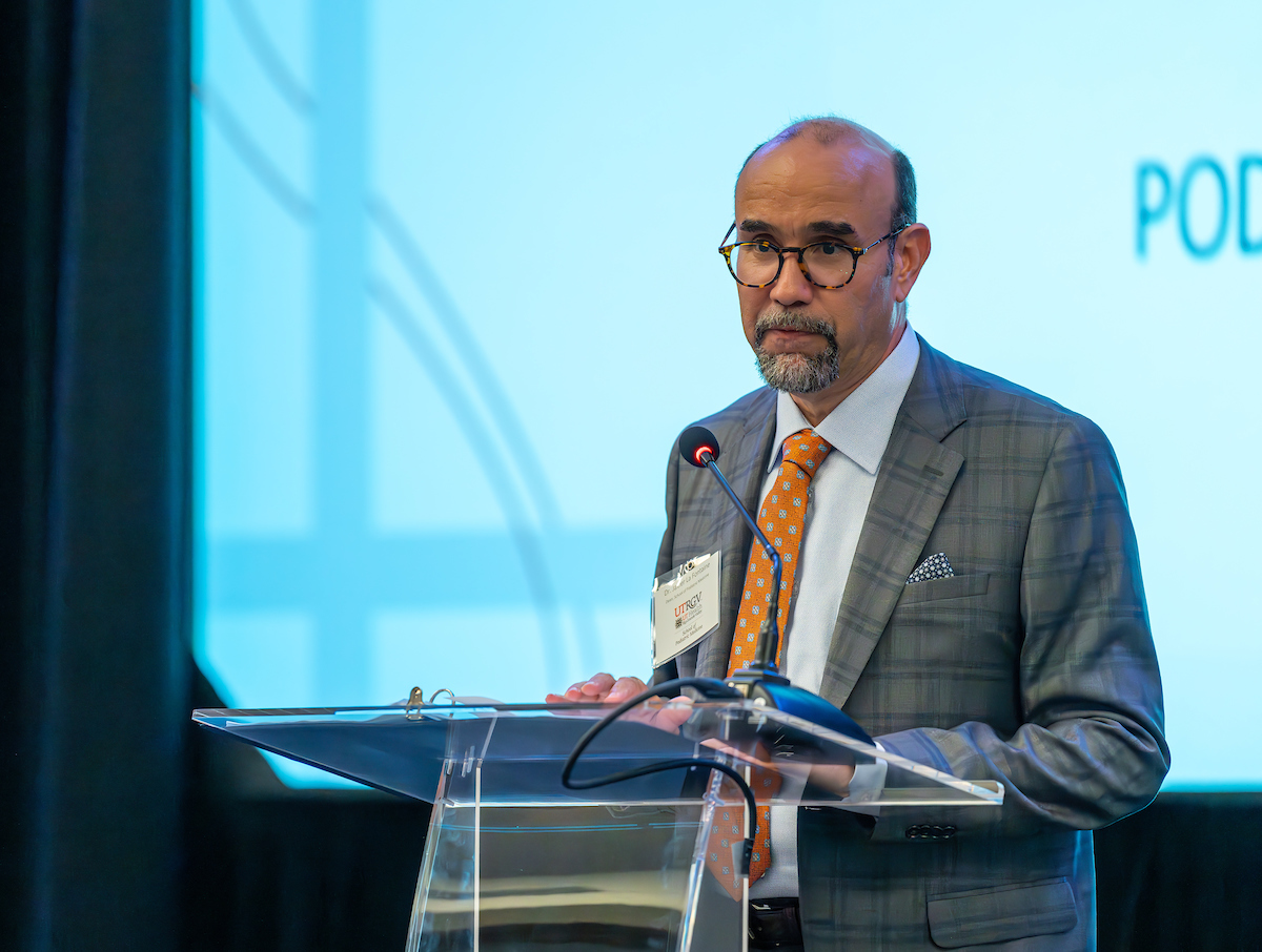 Dr. Javier La Fontaine, inaugural dean of the UTRGV School of Podiatric Medicine