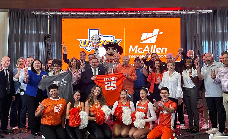 UTRGV athletics at mcallen airport