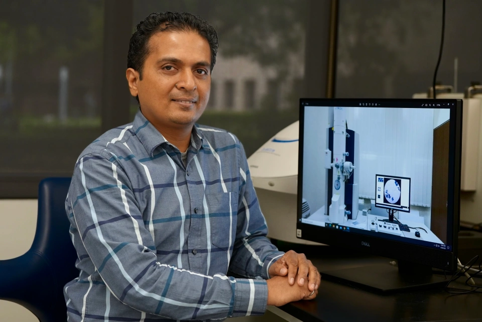 Dr. Nirakar Sahoo, assistant biology professor at UTRGV