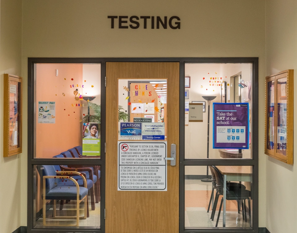 UTRGV testing center