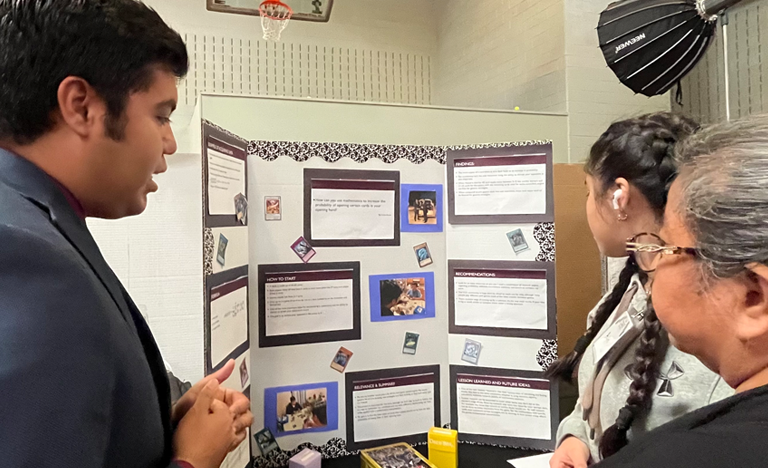 UTRGV students at event
