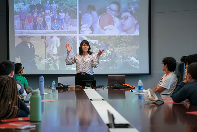 Dr. Cristina Villalobos, Myles and Sylvia Aaronson endowed professor