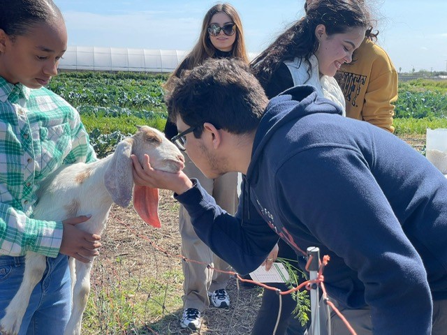  Students planted, picked, and ate produce on the farm. (Courtesy Photo)