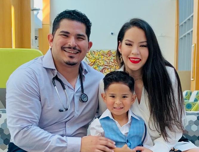 Hector Trejo and family.