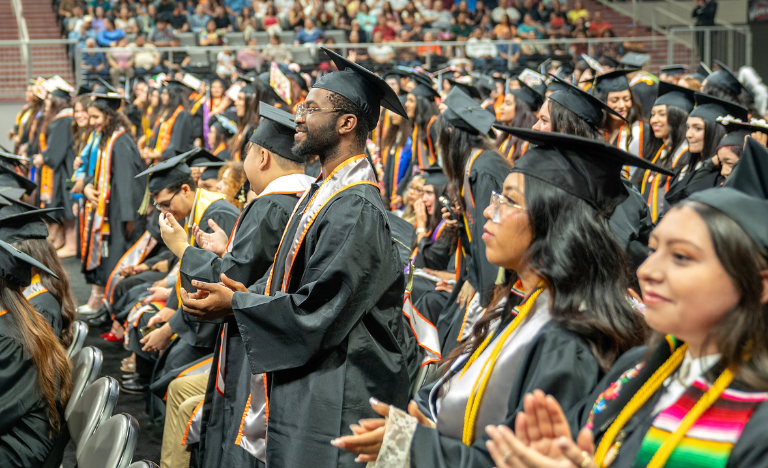 UTRGV students graduating 