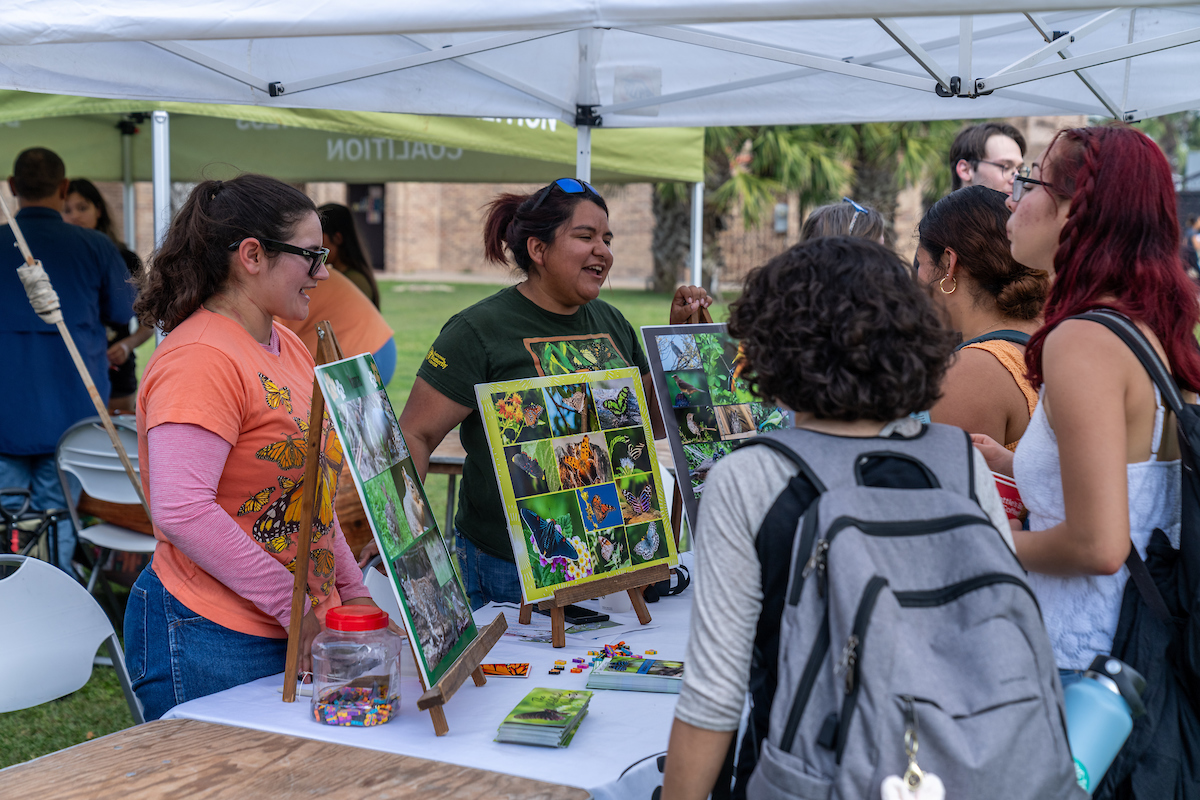 UTRGV students at Pollinator Day Event