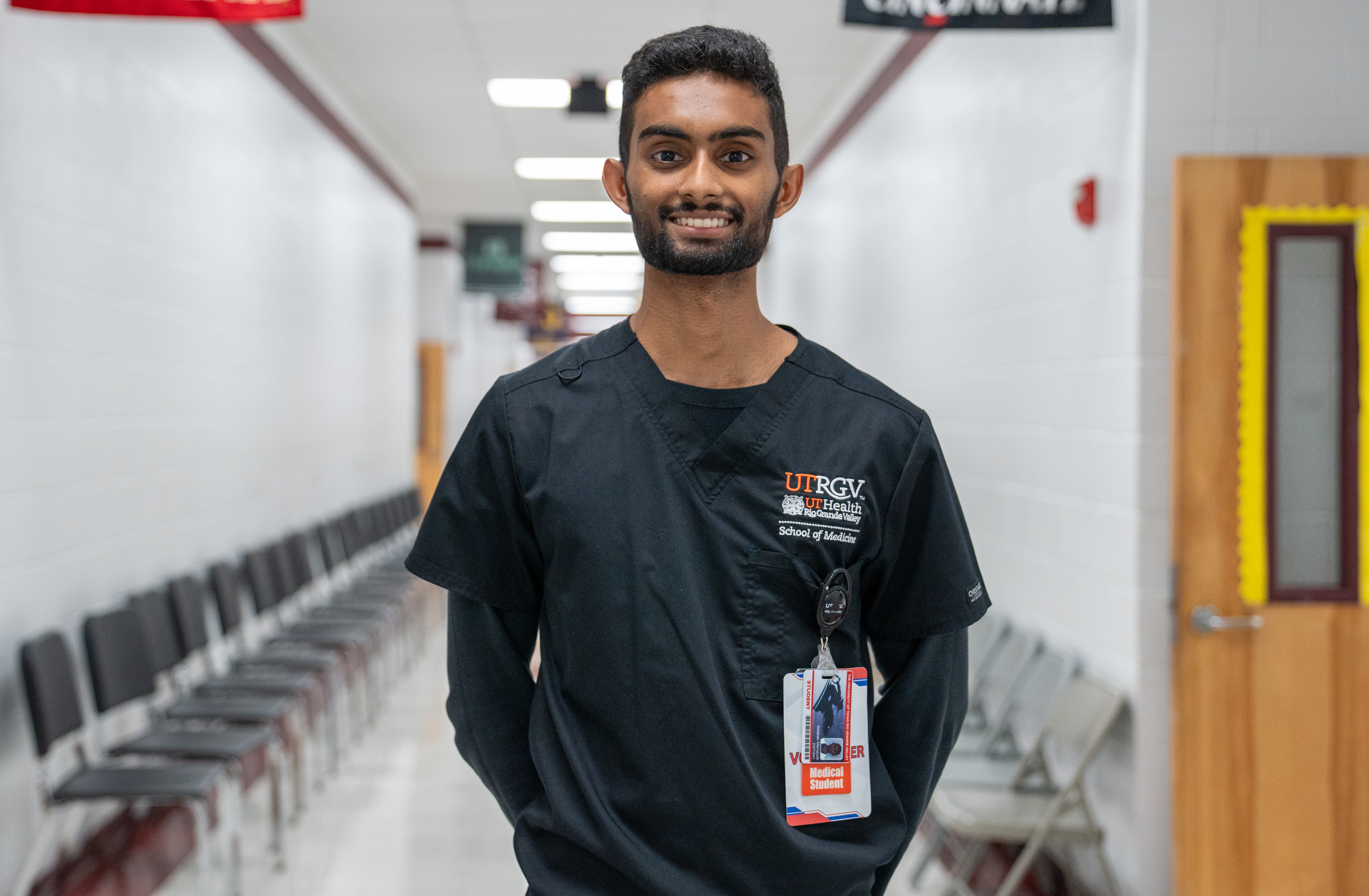 Smaran Marupudi, a third year medical student at the UTRGV School of Medicine