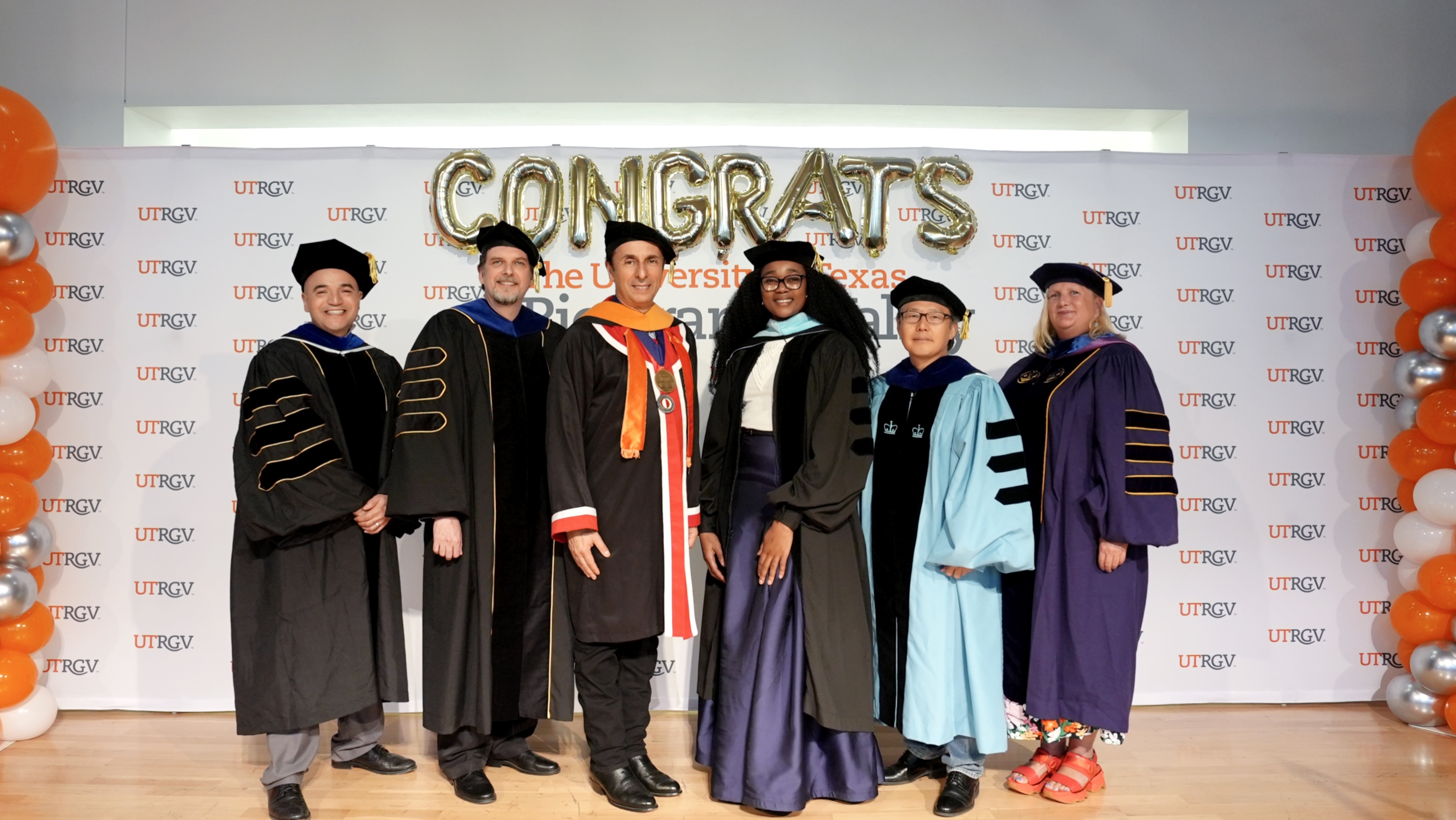 the Spring 2025 Doctoral Hooding Ceremony reception 
