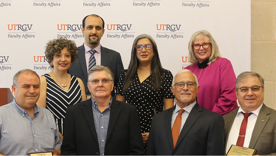 The UTRGV Office of Faculty Affairs has named six faculty members as recipients of the 2024-2025 UTRGV Faculty Excellence Awards.