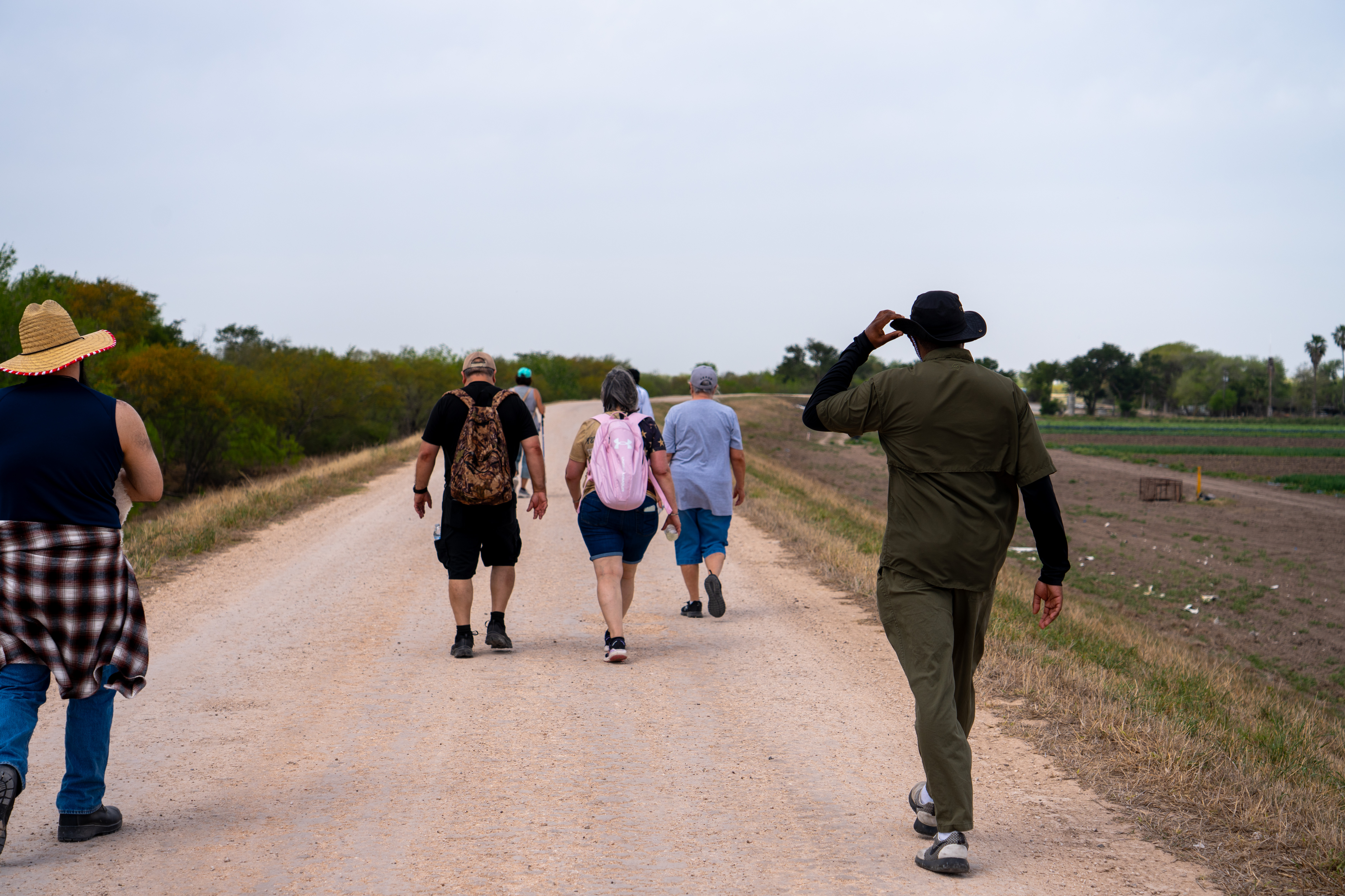 Walking to freedom event from march