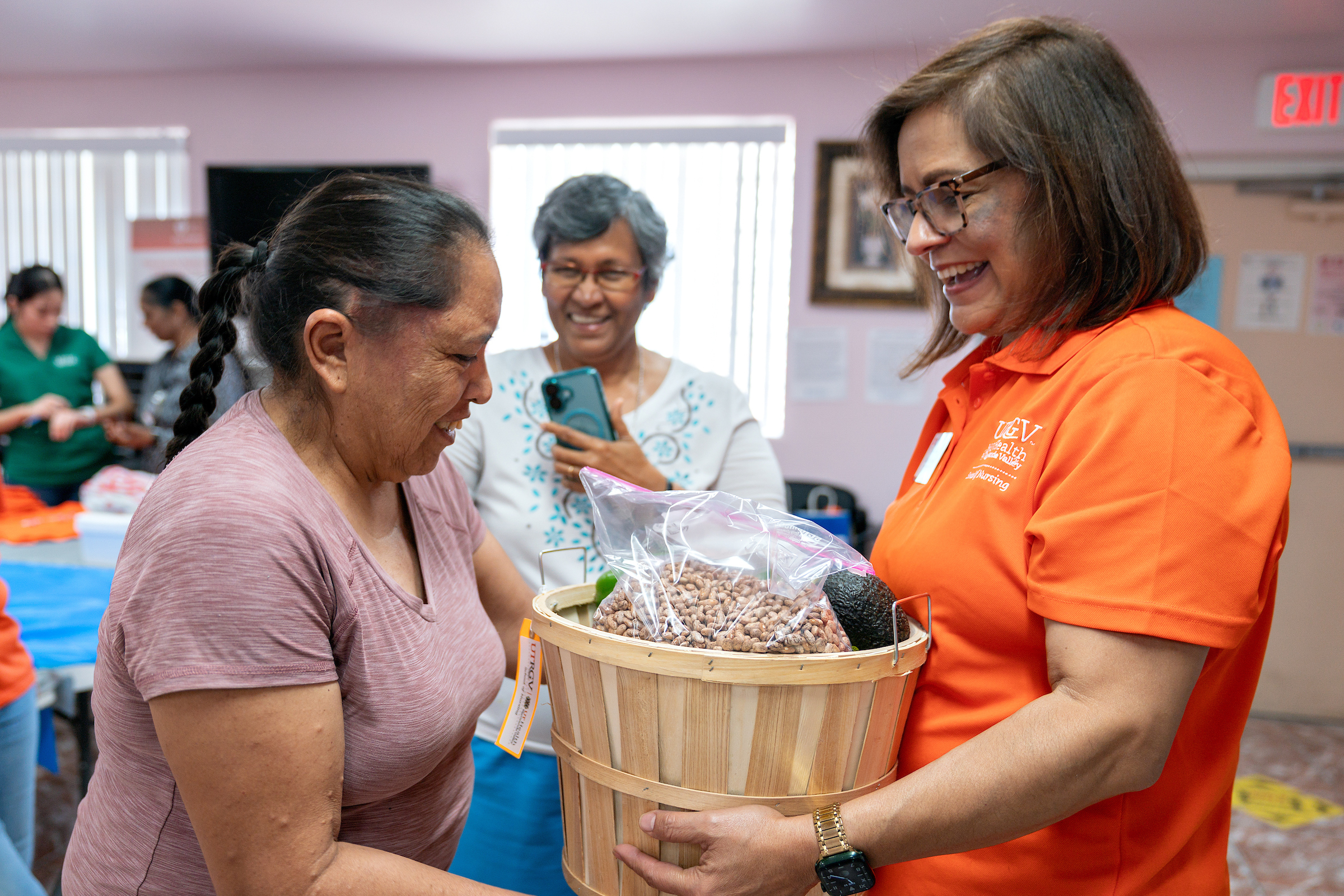 Dr. Lilia Fuentes, dean of the UTRGV School of Nursing and Lilian O. Slemp Endowed Chair in Nursing, leads the CHECK program and collaborates with community youth initiatives in Penitas, Texas.