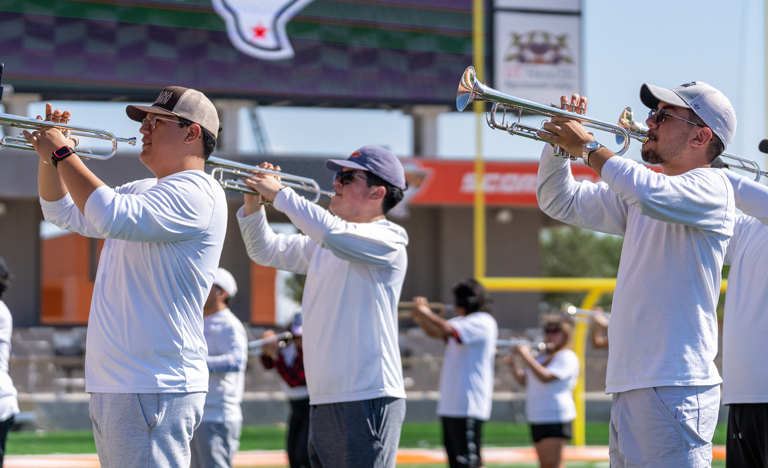 Vaquero Marching Band ready to rally fans for the inaugural football season
