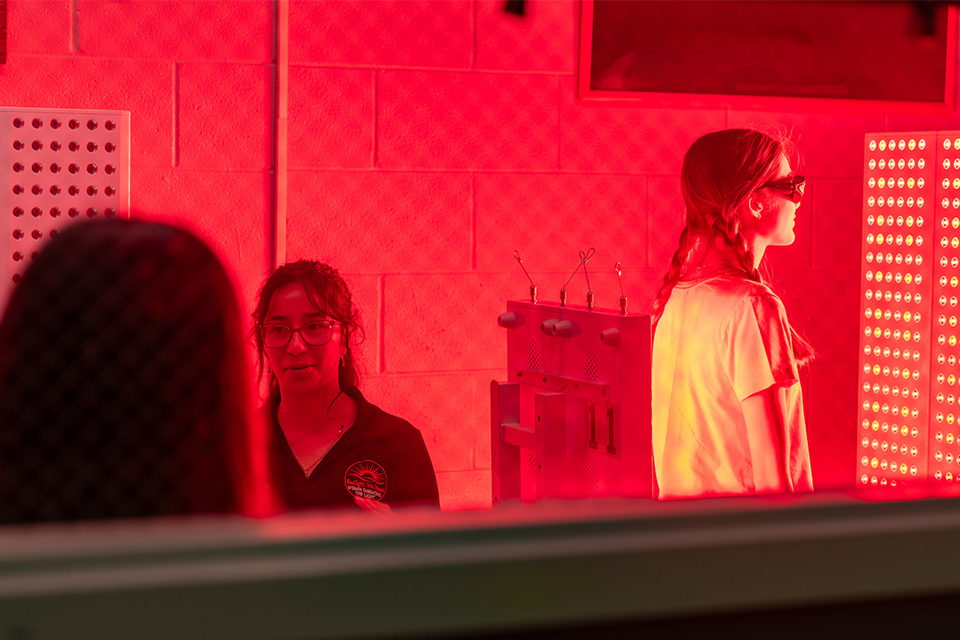 UTRGV Red Light Therapy session
