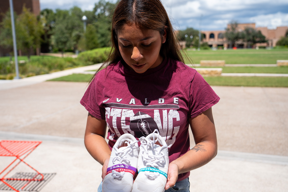 UTRGV cheerleader Madi Velasquez now honors her hometown every time she performs