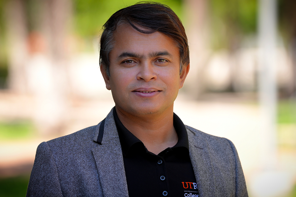 Dr. Farid Ahmed, assistant professor of manufacturing and industrial engineering