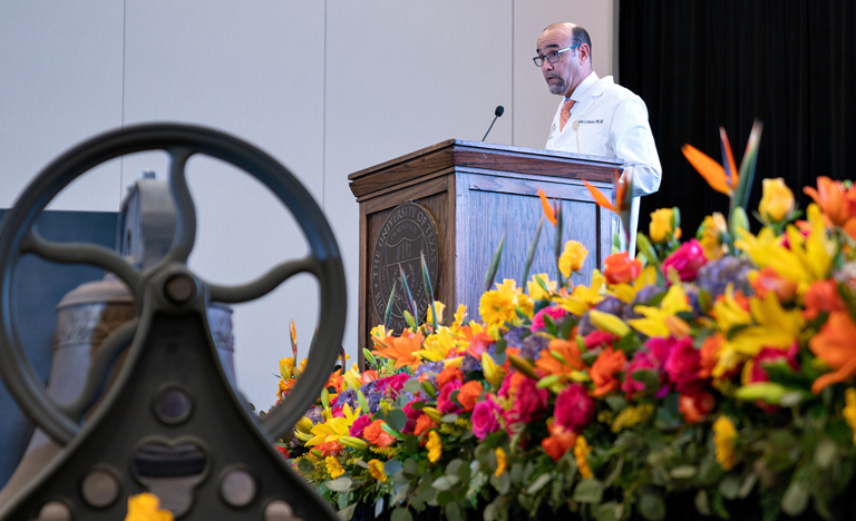 Dr. Javier La Fontaine, dean of the UTRGV School of Podiatric Medicine