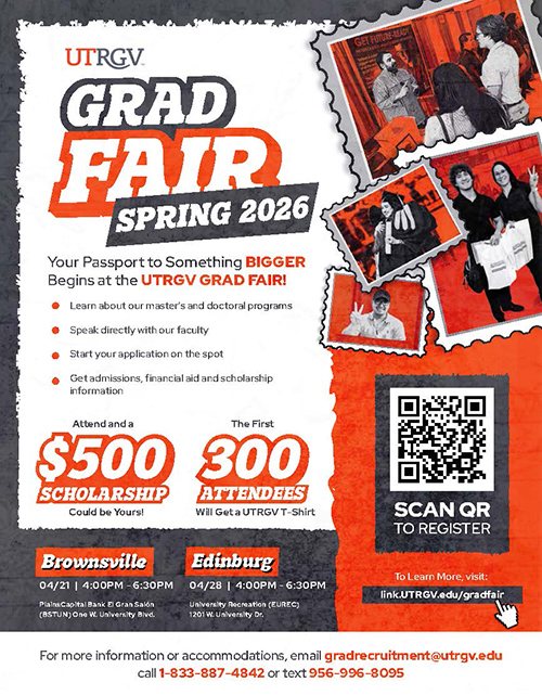 Graduate fair flyer
