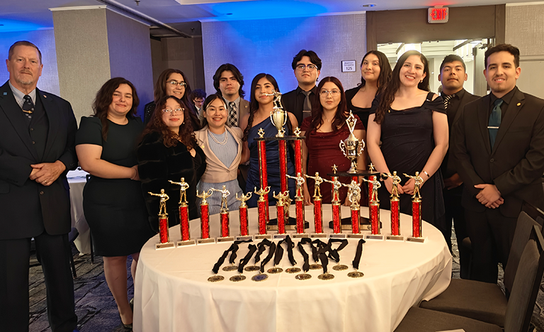 UTRGV’s IKC chapter earns Trailblazer Award, leads nation in medals at ACJA National Conference