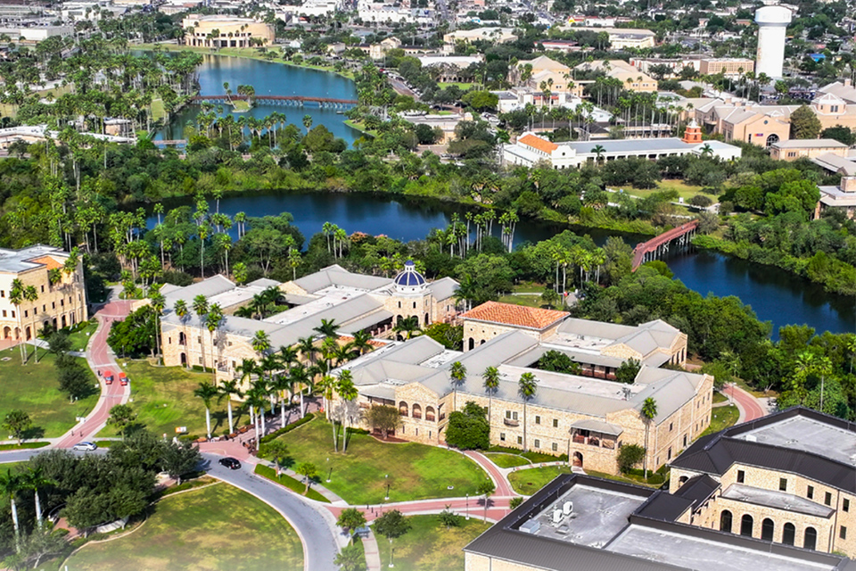 Aerial view of Brownsville Campus