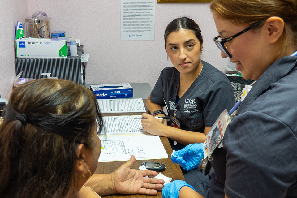 UTRGV School of Nursing students