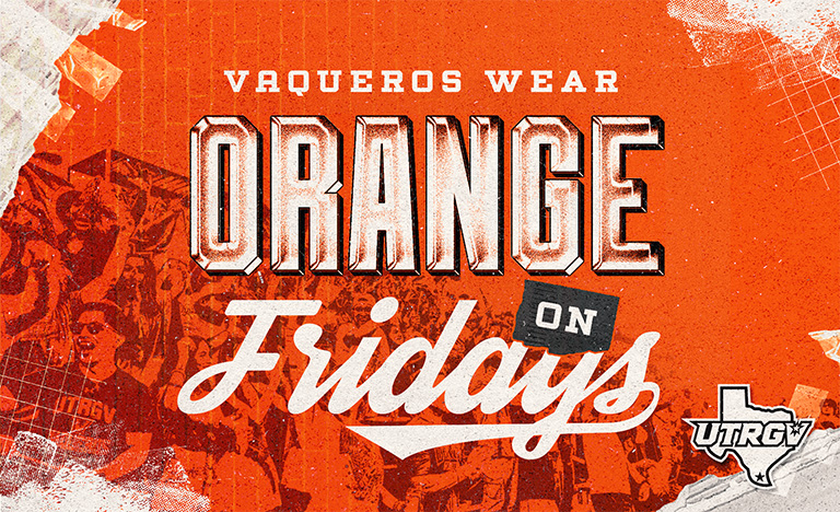 Starting tStarting this Friday, UTRGV invites students and community members to wear and display orange every Friday to show their school spirit..