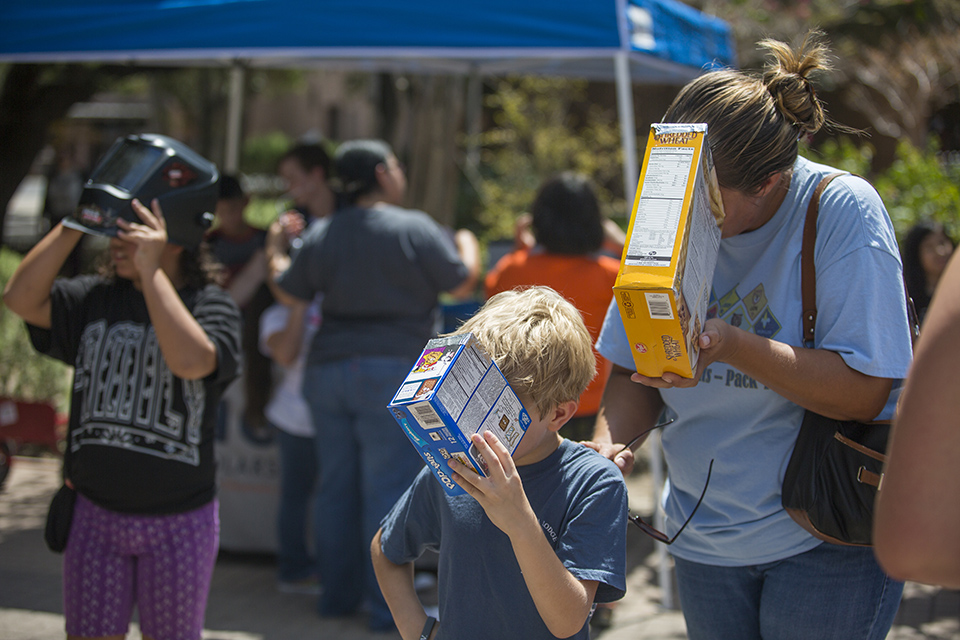 UTRGV will host eclipse viewing events in Brownsville and Edinburg on Monday, April 8.