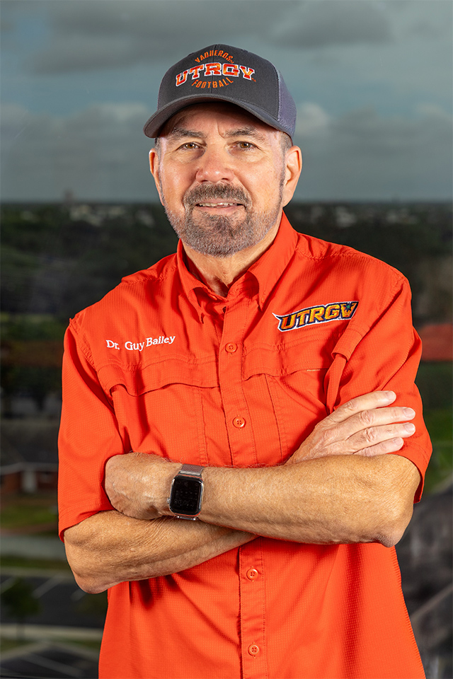 UTRGV President Guy Bailey is a first-generation college graduate.