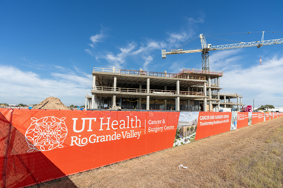 UT Health RGV Cancer and Surgery Center Topping Out Ceremony on Nov. 7.