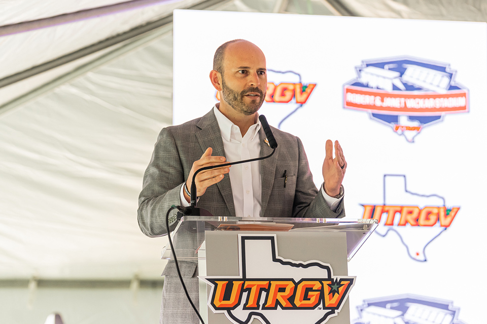 The University of Texas Rio Grande Valley has extended Chasse Conque’s contract through 2031, promoting him to senior vice president and director of Athletics.