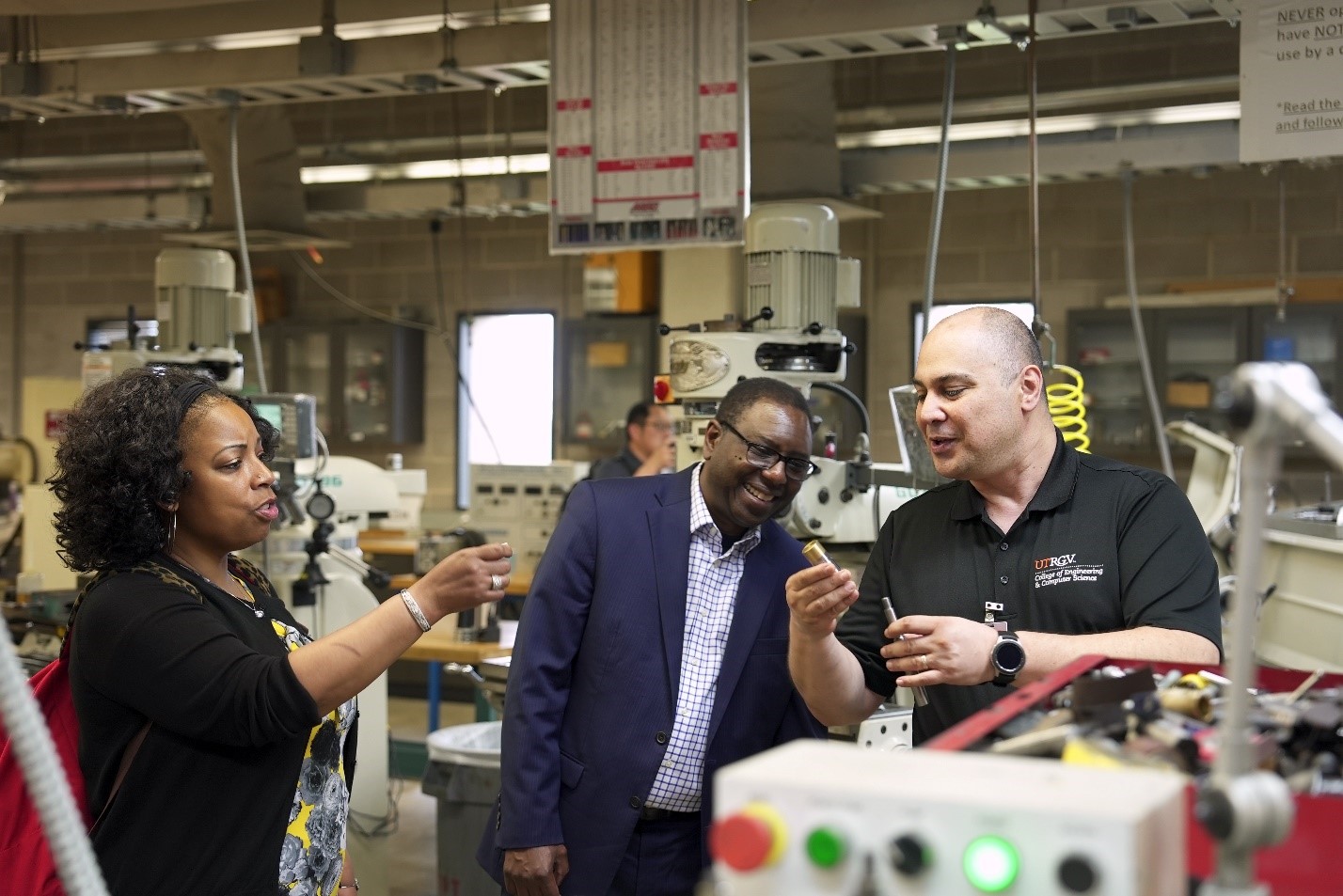 U.S. Department of Homeland Security representatives visit UTRGV.