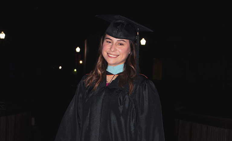 Genesis Carpio will earn a Master of Education in Educational Technology degree at UTRGV this weekend.
