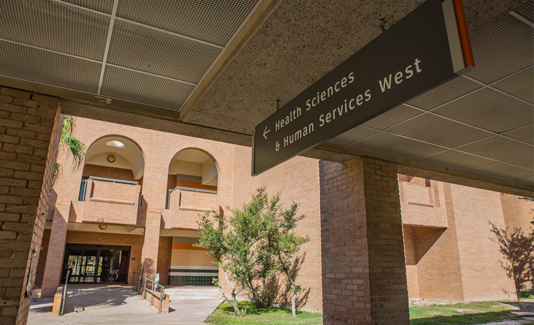 Exterior entrance to the UTRGV Health Sciences and Human ...