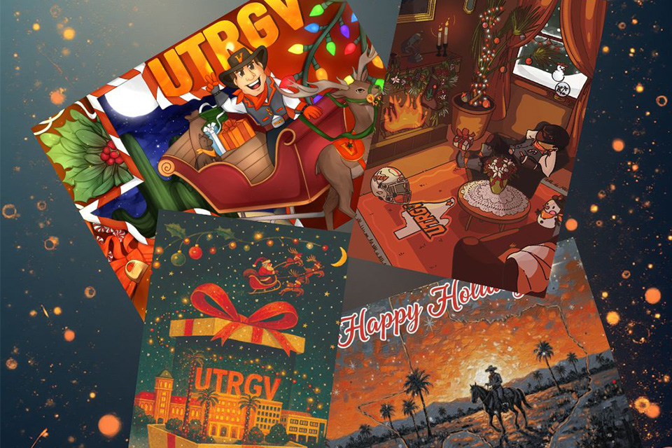 UTRGV hosts its annual Holiday Card Contest. Four winners were named and will receive UTRGV scholarships.