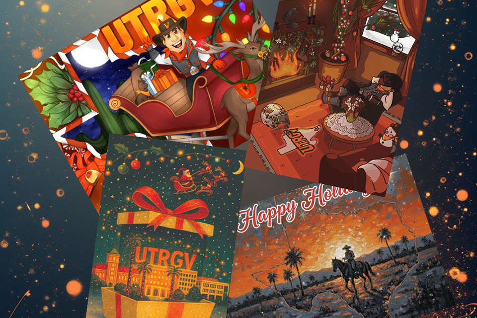 UTRGV hosts its annual Holiday Card Contest. Four winners were named and will receive UTRGV scholarships.