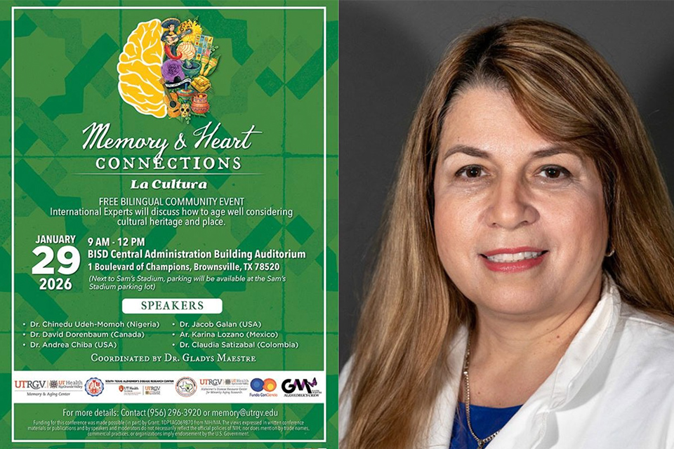 A free, bilingual community event will be held on Jan. 29 on the topics of heart health and brain health in Brownsville.